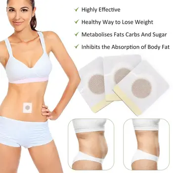 

50 Pcs/box Slim Patch Navel Sticker Slimming Products Fat Burning Losing Weight Cellulite Fat Burner Weight Loss Paste Belly Wai
