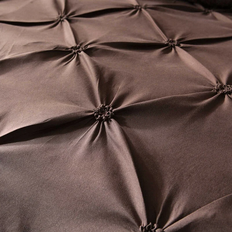 Pinch Pleat Pintuck пододеяльник наволочка Комплект постельного белья пододеяльник