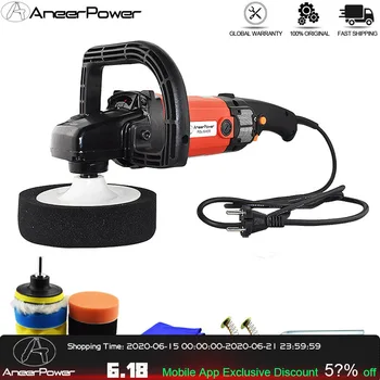 

1400W Car Polisher Variable Speed 3000rpm 220V Electric Floor Polisher Polishing Machine Auto Politriz Sanding Machine Eu Plug