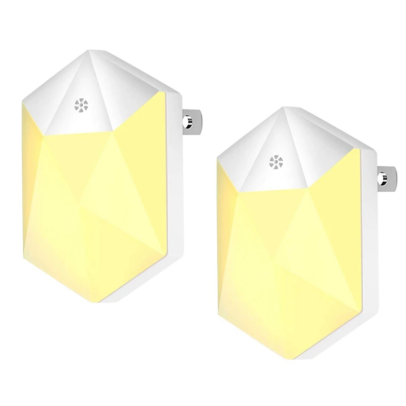 

Top-Plug-In Night Lights for Kids, Light Sensor Warm White LED Night Light with Dusk to Dawn Sensor for Bedroom Bathrooms Nursin