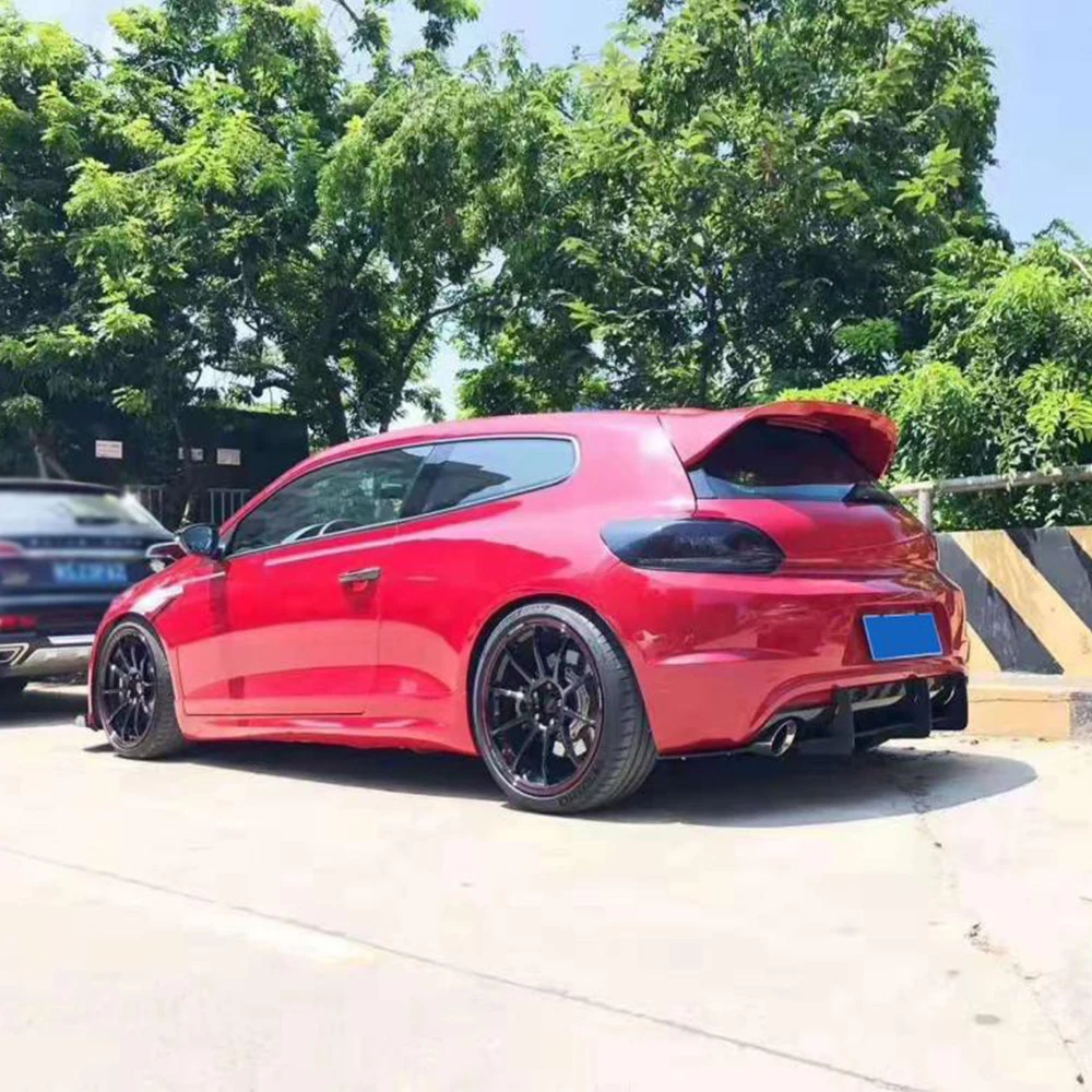 Диффузор заднего бампера для VW Scirocco задний диффузор с разветвителем не для R