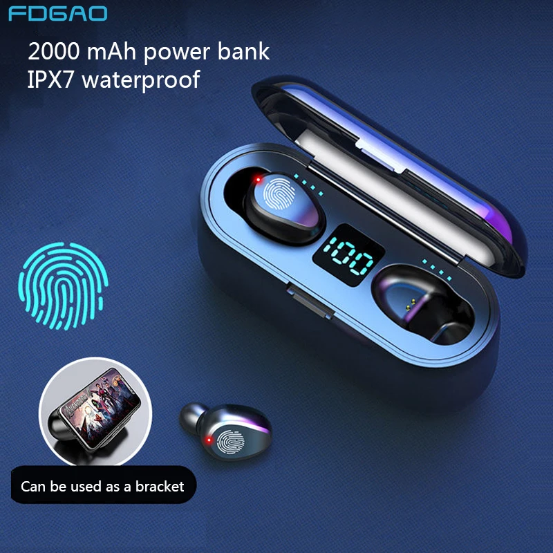 

Wireless Bluetooth 5.0 Earphone TWS in-Ear For Xiaomi Redmi Headsets Sport Noise Cancelling Earbuds for Huawei Samsung iPhone