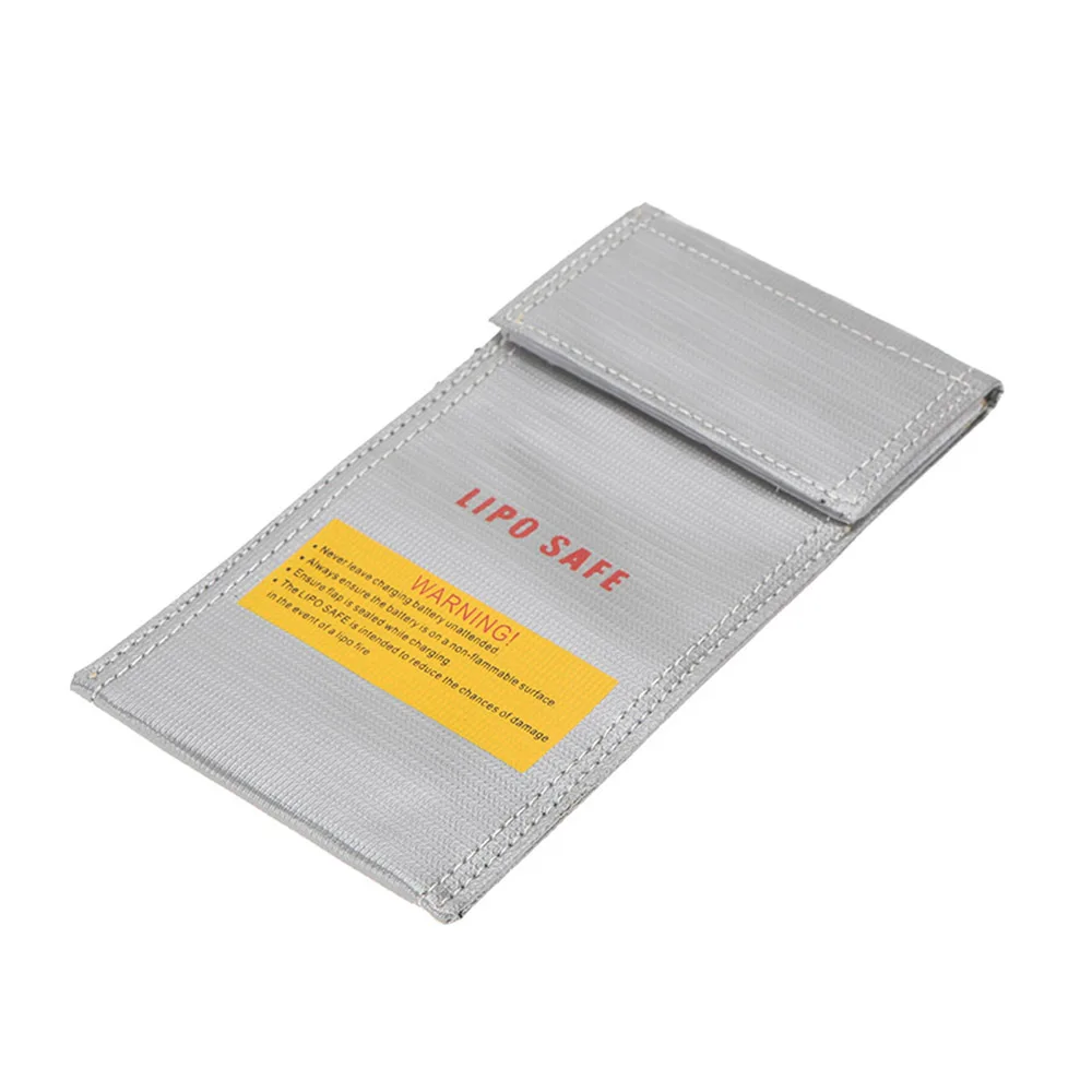 

20 * 10cm Silver High Quality Glass Fiber RC LiPo Battery Safety Bag Safe Guard Charge Sack