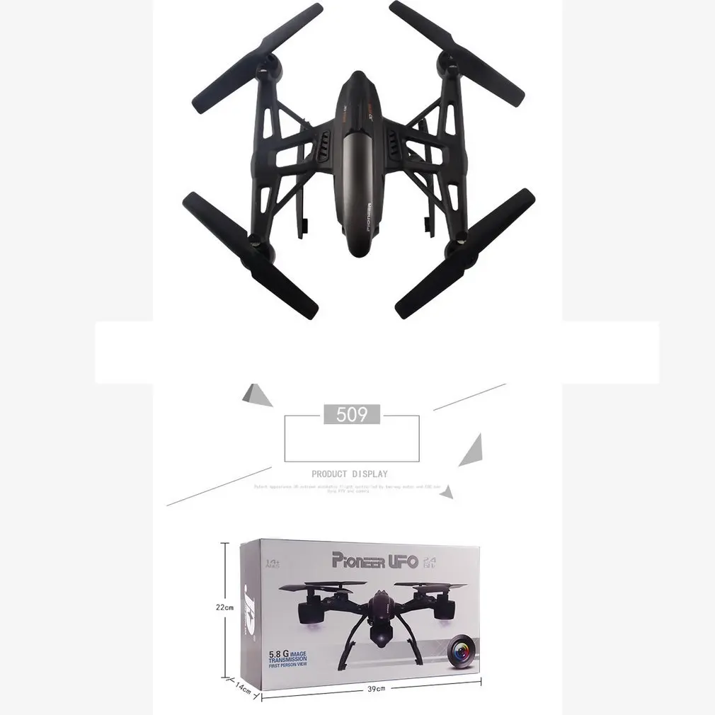 Умная Wi-Fi FPV камера JXD 509 Вт IOS и Android Безголовый антенна 6 оси 4CH RC Quadcopter RTF р/у 2MP Камера, беспилотные летательные аппараты с Камера JXD 509G
