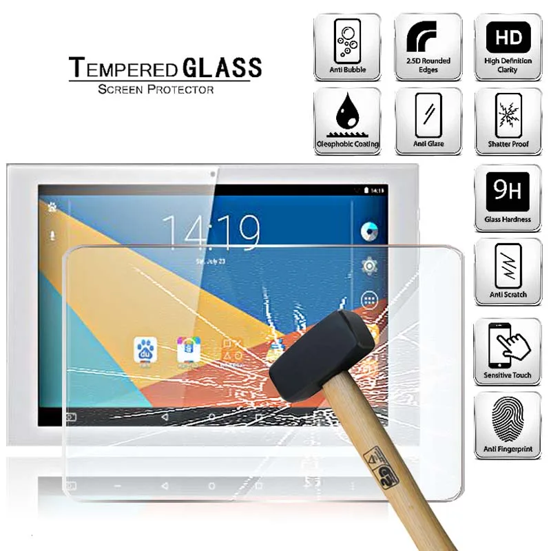 

Tablet Tempered Glass Screen Protector Cover for Teclast X10 Plus Tablet Computer Anti-Scratch Explosion-Proof Screen