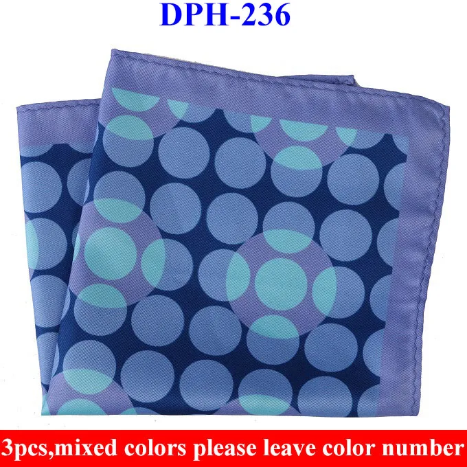 DPH236 Hankerchief Портной Смит 3 шт. мужские носовые платки карманные квадраты с принтом пейсли бизнес полотенце для сундуков Карманный платок носовые платки шарфы - Цвет: DPH236 Hankerchief