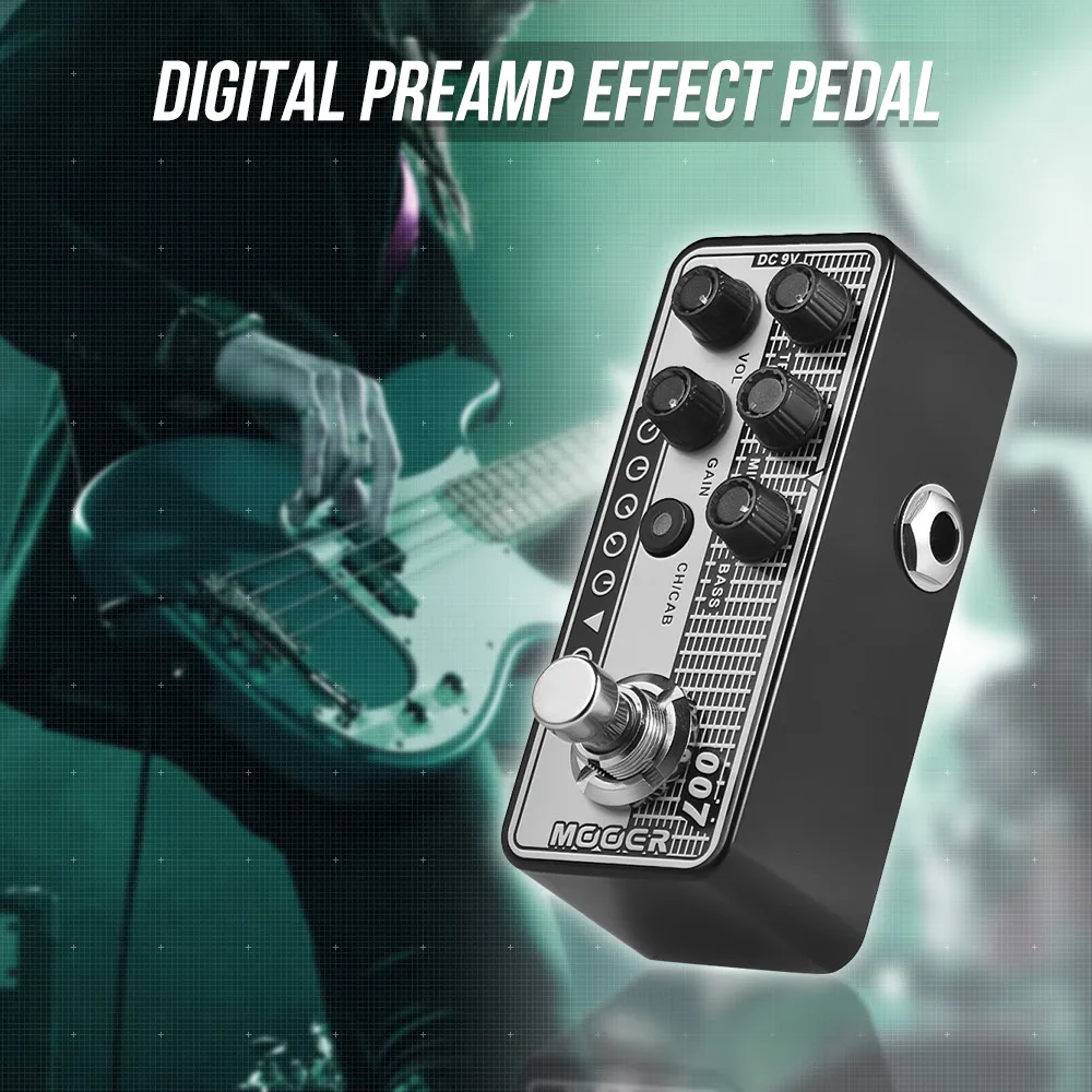 MOOER микро предусилитель серии 007 Regal Tone винтажный тоновый цифровой гитарная