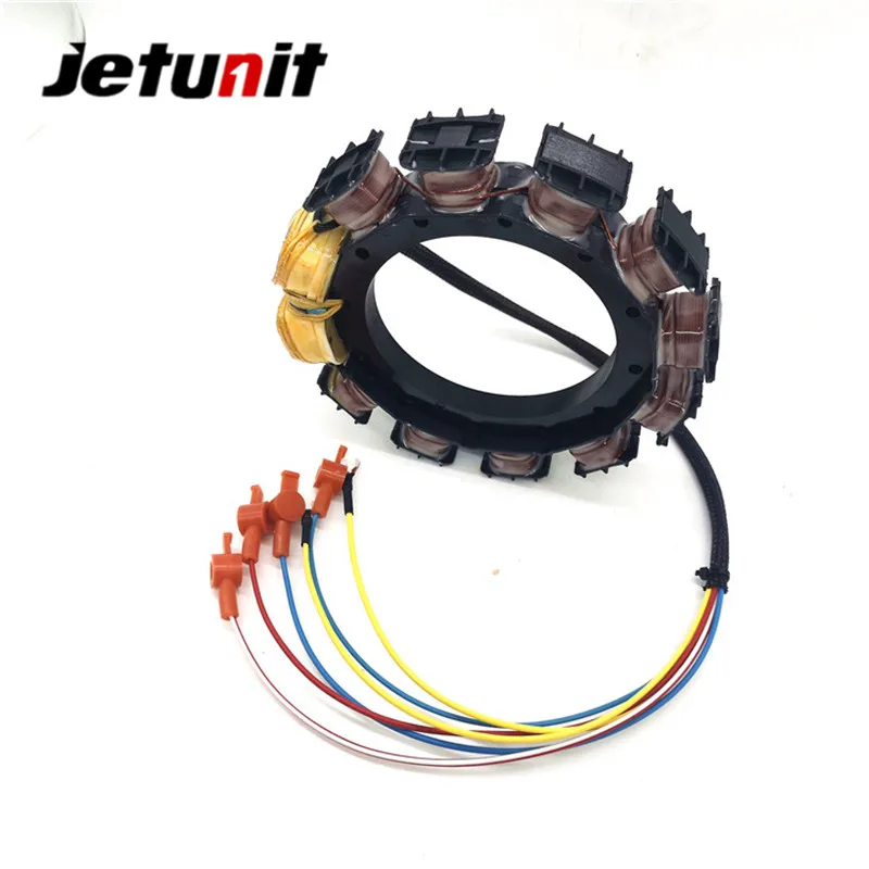 JETUNIT подвесной 9 Ампер Статор для ртути 30-85hp 9 ампер 3 и 4 цилиндра 398-5454 A21 A22 A24 A25 A26 174-5454K1