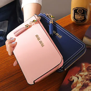 

2020 New Europe and America simple women's Long Wallet multi card large capacity women's wallet thin women's wallet