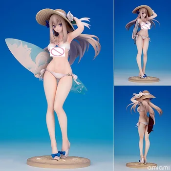 

New arrival Anime Warship Girls R Sexy Lexington Beach Swimsuit Ver PVC Action Figure Collection Model Toys Doll Brinquedos 22cm
