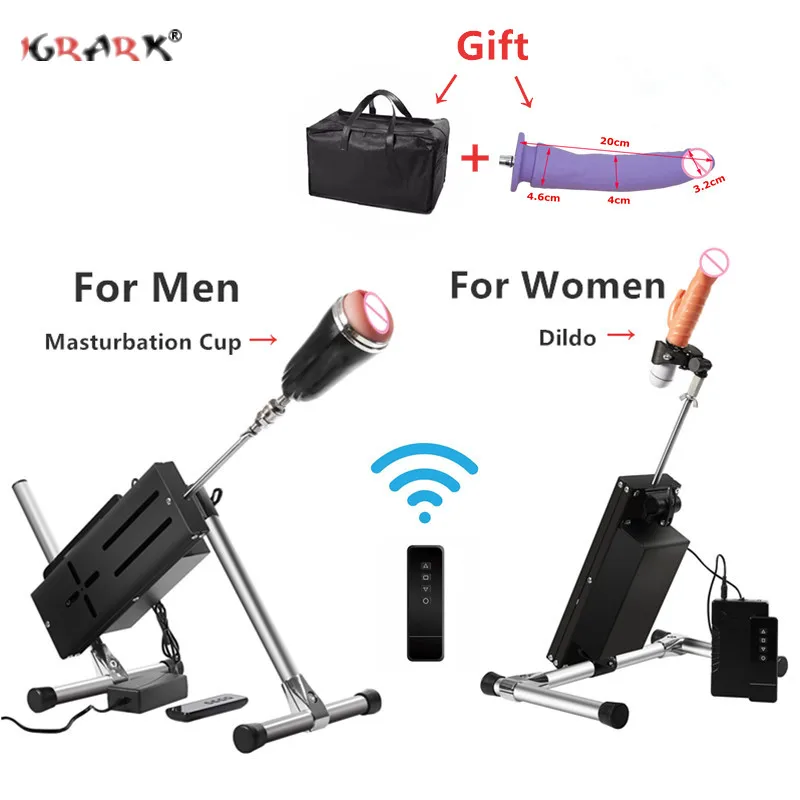 

Wireless Male Sex Masturbation Dildo Pump Machine Gun for Women Men Couples Adults Vagina Vibrator Automatic Pumping Attachments