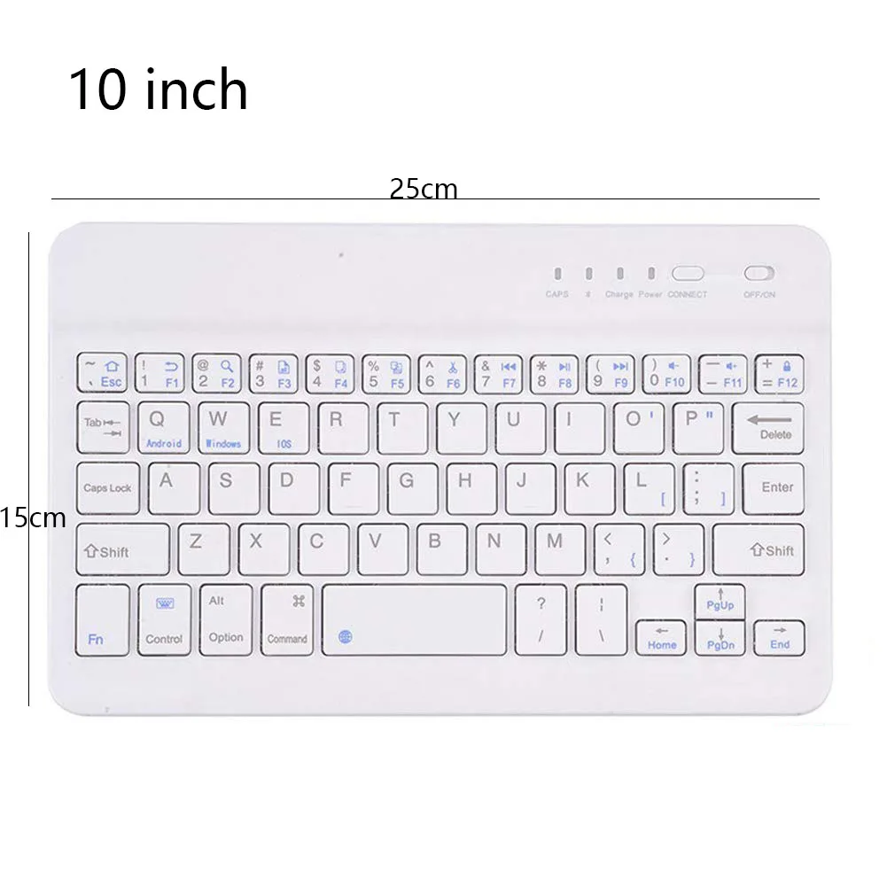Compact Wireless Bluetooth Keyboard – Ultra Slim Design for Tablets and Smartphones