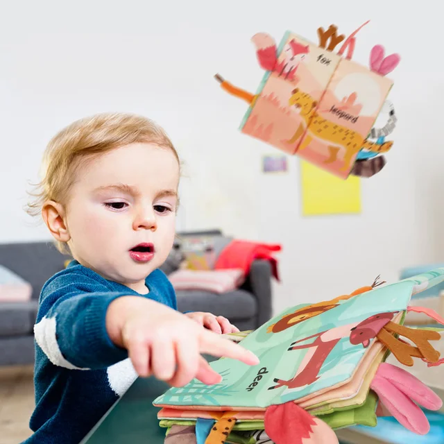 Baby Book Soft Cloth Books for Newborns 0 12 months Baby Toys Educational Soft Book Baby Soft Toys Montessori Toys for Children 3