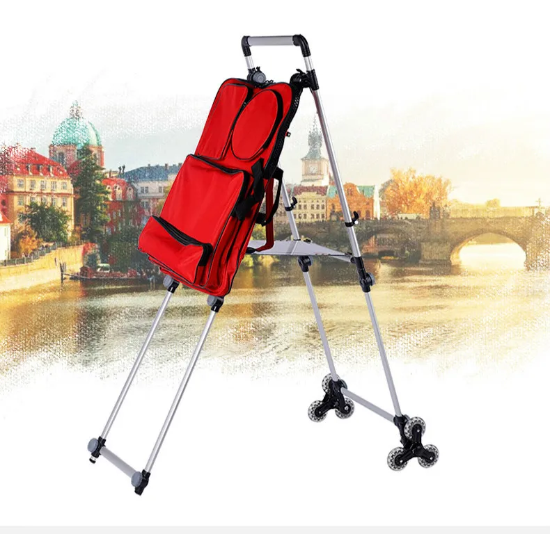 Easel Cart Artist Caballete краски многофункциональная, из алюминиевого мольберт из сплава подставка для живописи, рисования