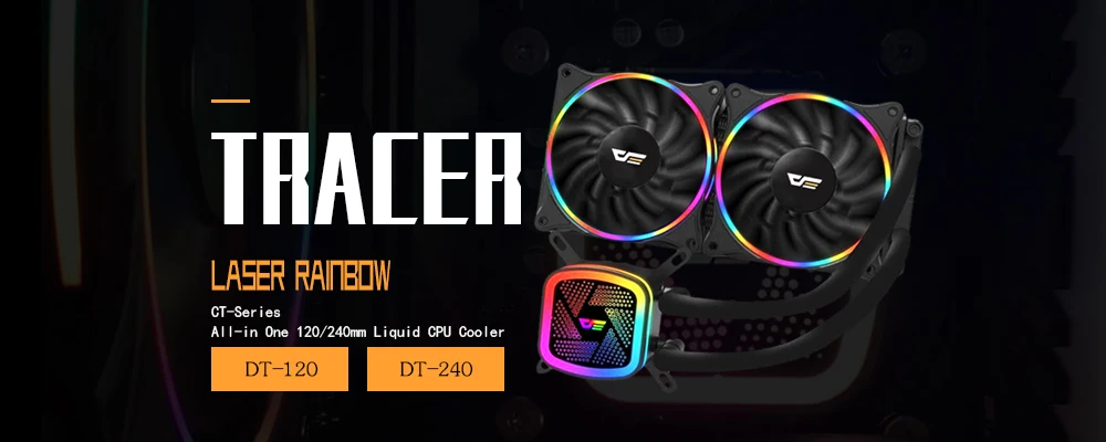 Darkflash Aigo кулер для процессора радиатор светодиодный радиатор AMD Intel тихий 3Pin PC cpu Охлаждающий радиатор вентилятора LGA/115X/775/AM3/AM4