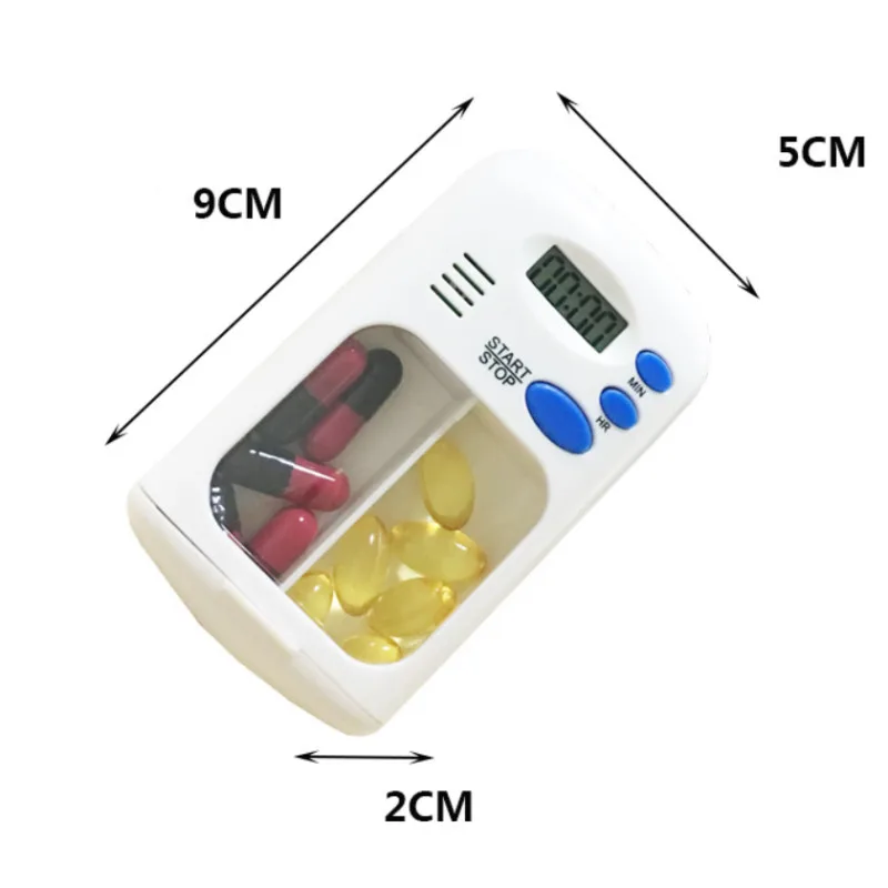 Светодиодный мини-дисплей, будильник, напоминающий о таблетках, маленький аптечка, переносная аптечка, напоминание о таблетках, будильник, таймер, электронный органайзер
