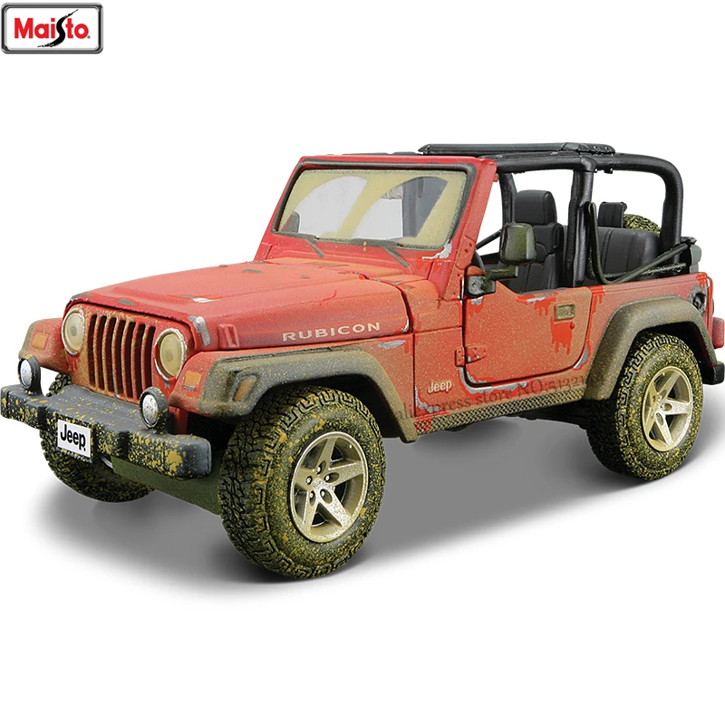 Maisto 1:24 Old Jeep Wrangler simulation alloy car model crafts decoration collection toy tools gift