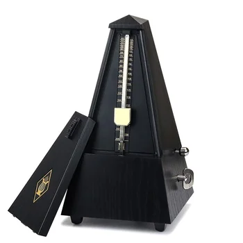 

Guitar Metronome Vintage Tower Style Bell Ring Rhythm Mechanical Pendulum Metronome for Guitar Bass Piano Violin Accessories