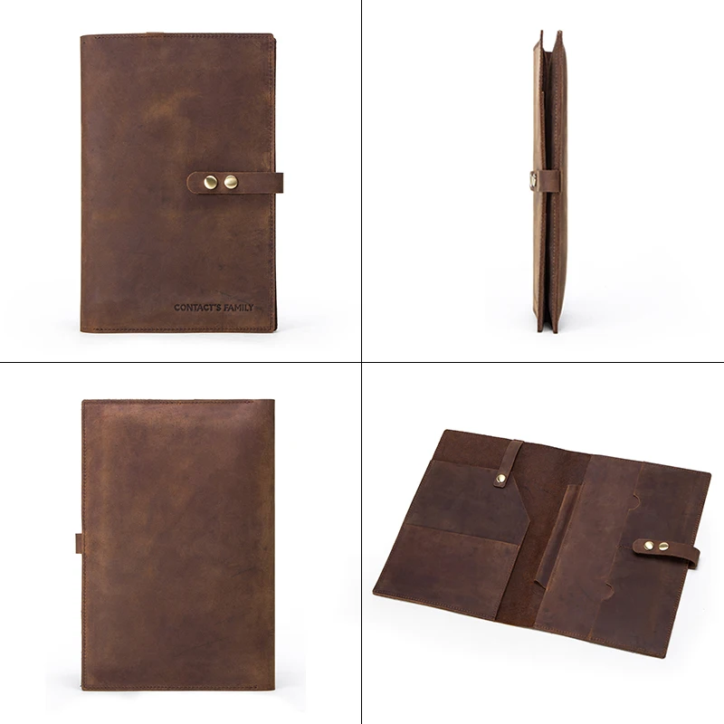 Capa de Couro Vaca Retro para Ipad Capa para Ipad Pro 11 12.9 Ipad Air Air 7th 8th 9th 10th Generation Pro 10.5 Manga Mini 5 - Imagem 3