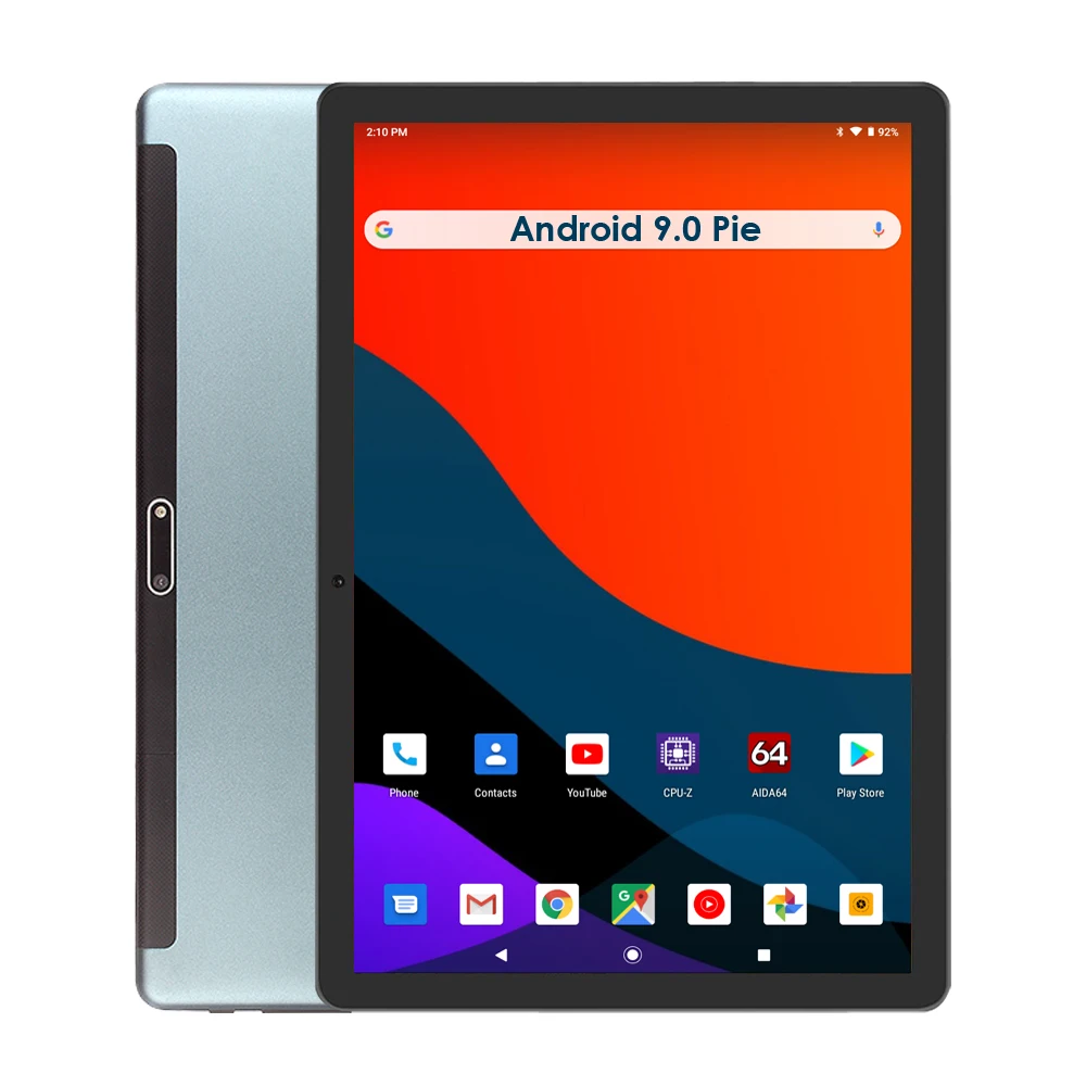 Версия 2020 10 дюймов Android 9 0 Pie 3G планшет с телефонным звонком 32 Гб eMMC две камеры 5.0MP