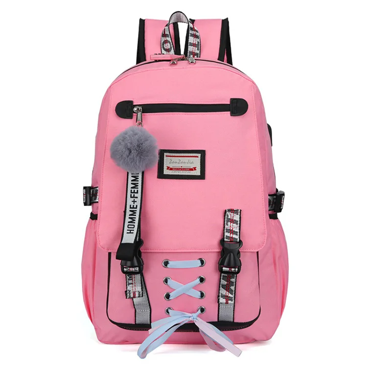 USB зарядная сумка рюкзак детский школьный рюкзак для школы сумки для подростков девочек Противоугонный Детский рюкзак