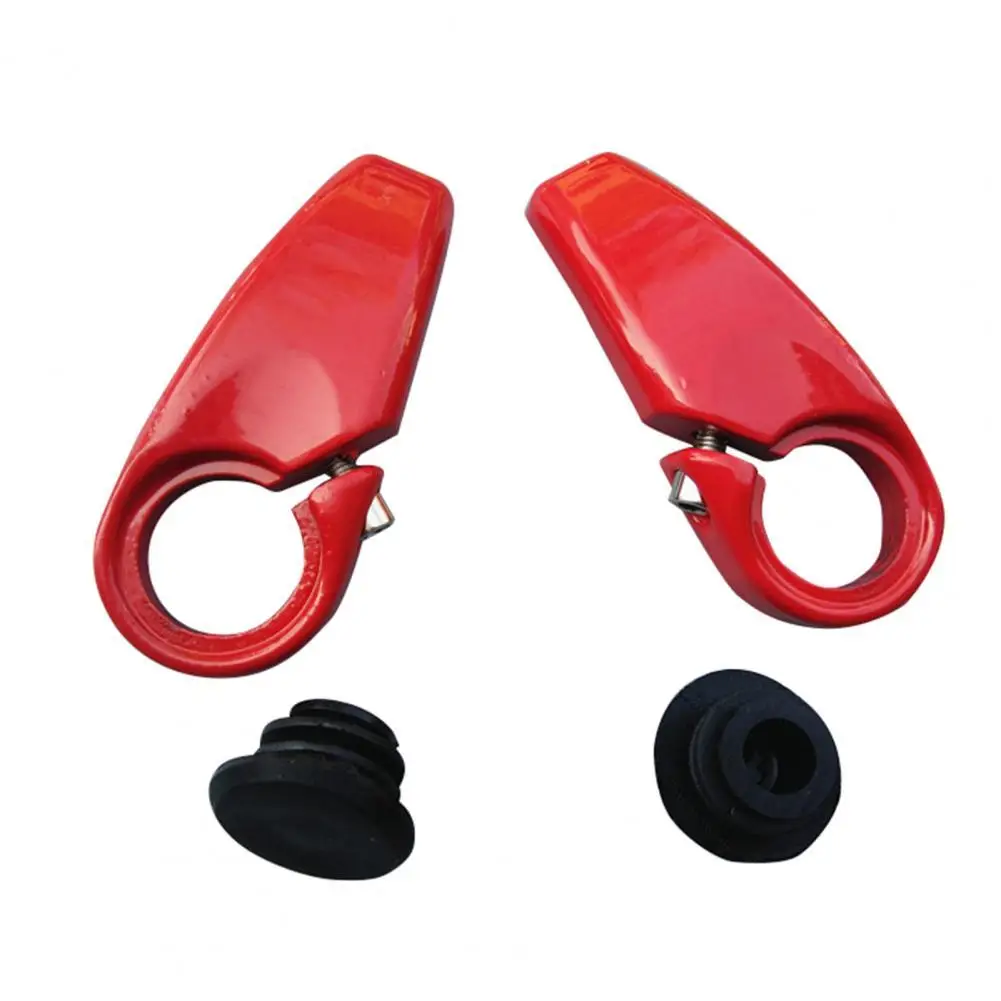 Cycling Aluminum Alloy Bike Lock-on Horn Bicycle Deputy Vice Handlebar 1 Pair