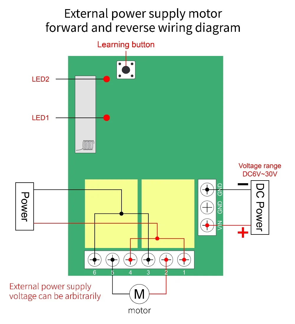 外接电源电机正反转