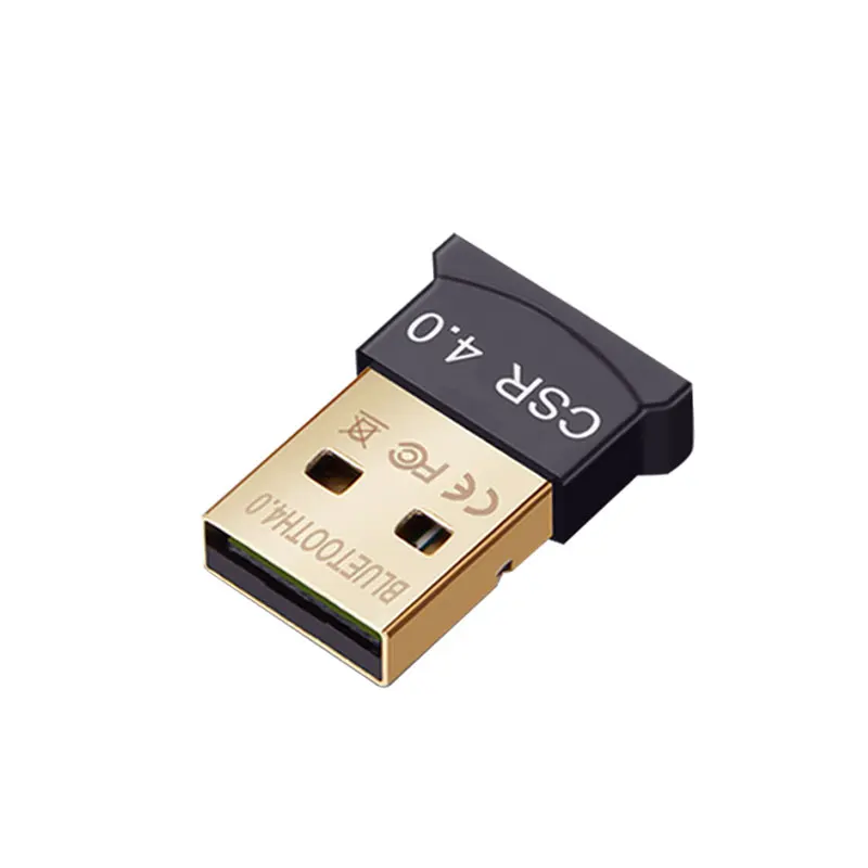 Black1 Беспроводной Bluetooth передатчик приемник USB Bluetooth адаптер мини USB 4,0 ключ для компьютера динамик CSR 4,0(A523 - Цвет: Black1