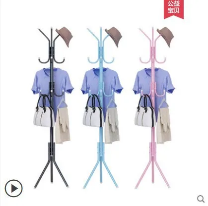 

^ Multi-functional Floor a Hallstand Sub-Horizontal Hanging Clothes Household Simplicity Small Mini Economical Korean Style Indo