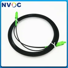 5 шт./лот, Крытый 20 м волоконно-оптический кабель патч-корд, SM, 1 ядро, G657A1, два стальных провода SC/APC в SC/APC SX волоконно-оптический джемпер