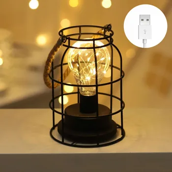 

15 Fairy Lights Cordless USB Rechargeable Battery Powered Home Decor Patio Bar Iron Balcony Wedding Party LED Lantern Outdoor