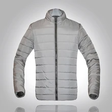 Уличная Водонепроницаемая Мужская спортивная теплая одноцветная куртка зимняя плюс жир увеличение пуховик Толстая хлопковая куртка