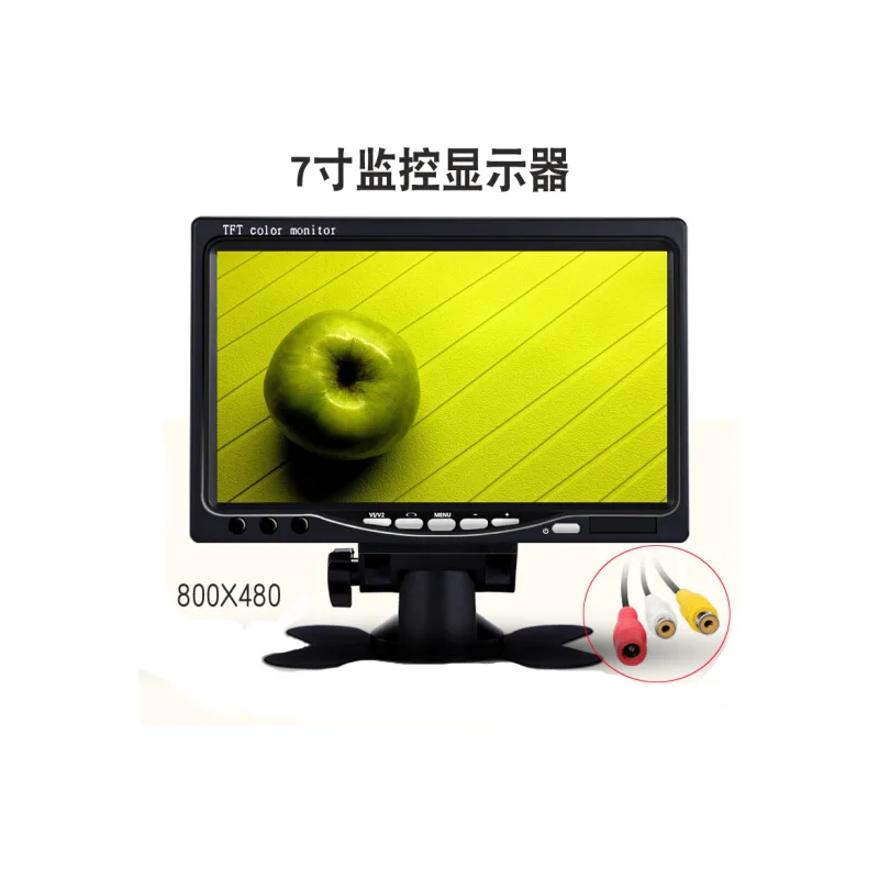 Manufacturers Direct Selling 7-Inch High-definition Liquid Crystal Desktop on Board Monitor Reverse Image Two-Way Input Digital