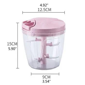 

Mini Protable Hand Grinder Fresh Fruit Juicer Handhold Multifunction Easy Carry 72XD