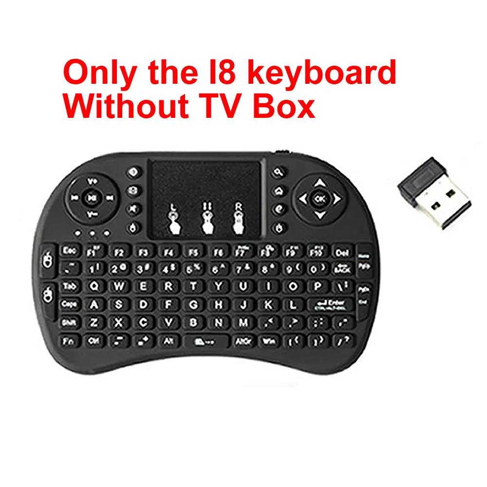 Only the keyboard T95 6K смарт ТВ коробка Android 10,0 Allwinner H616 4 ядра, 4 Гб Оперативная память 64 Гб Встроенная память WI-FI HDR H.265 6K Media player IPTV Set-top Box - Цвет: Only the keyboard
