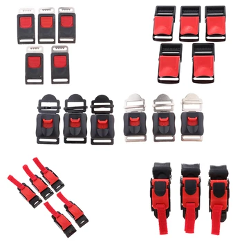 

MagiDeal 8x Bike Helmet Chin Strap Speed Sewing Clip Quick Release Buckle