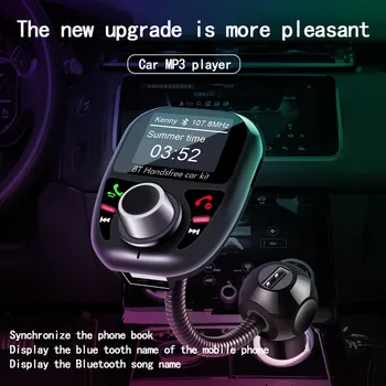 

In-car Wireless Fm Mp3 Radio Adapter Car Kit 2 Usb Charger Speakers Radio #yl10