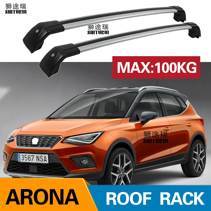 Кровельные рейки для сиденья Arona 5-dr SUV 2 шт. боковые из алюминиевого сплава 2017-2020
