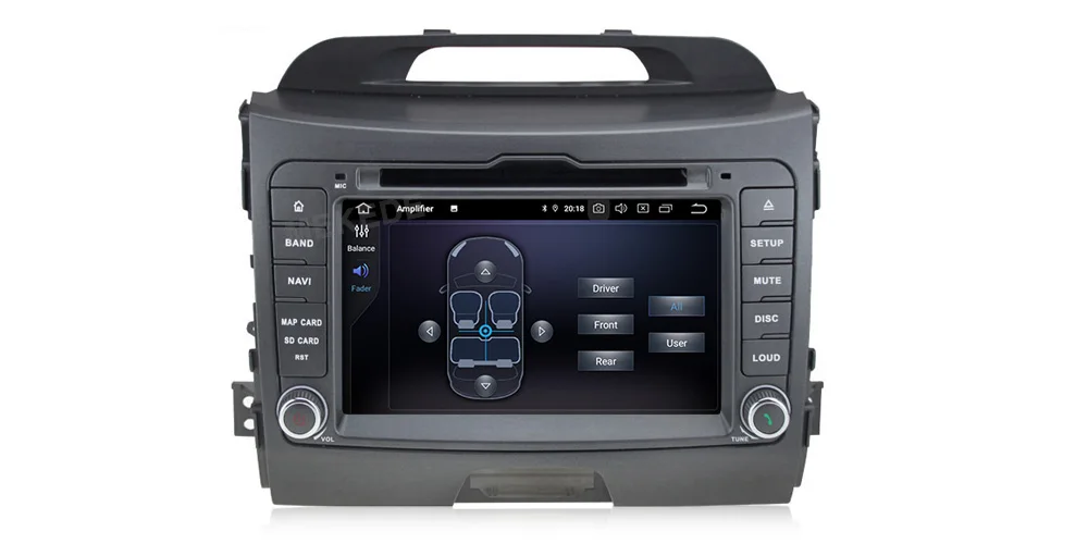 Clearance MEKEDE 7" 4G RAM 64G ROM Android 9.0 AV Output CAR DVD PLAYER For KIA sportage GPS screen navigation stereo radio receiver 11