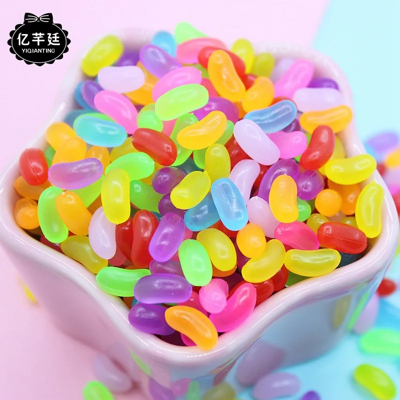 Soft Rubber Simulation Candy Miniature Resin Cabochon Kawaii Fake Food DIY Phone Case Decoration Scrapbooking Craft Supply 30Pcs