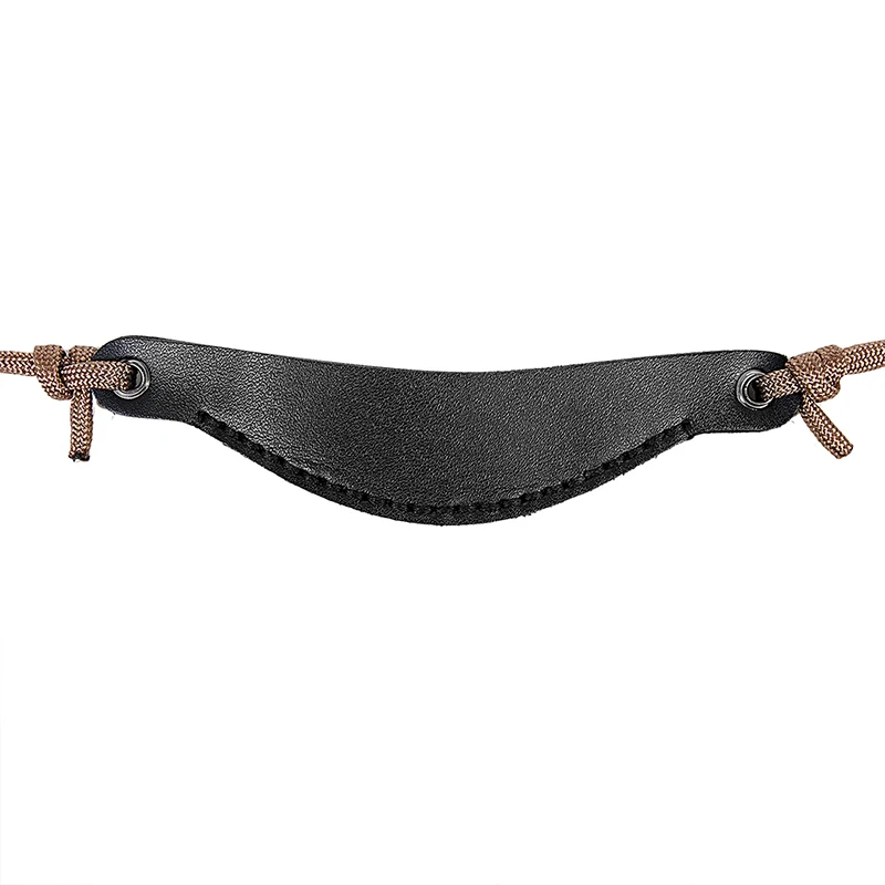 EASYANT Handmade Leather Hunting Shepherd Slingshot Military Adjustable Folding Sling Strap Slingshot