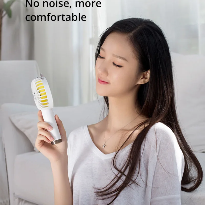 Мультяшный вентилятор USB Перезаряжаемый летний кулер Настольный маленький