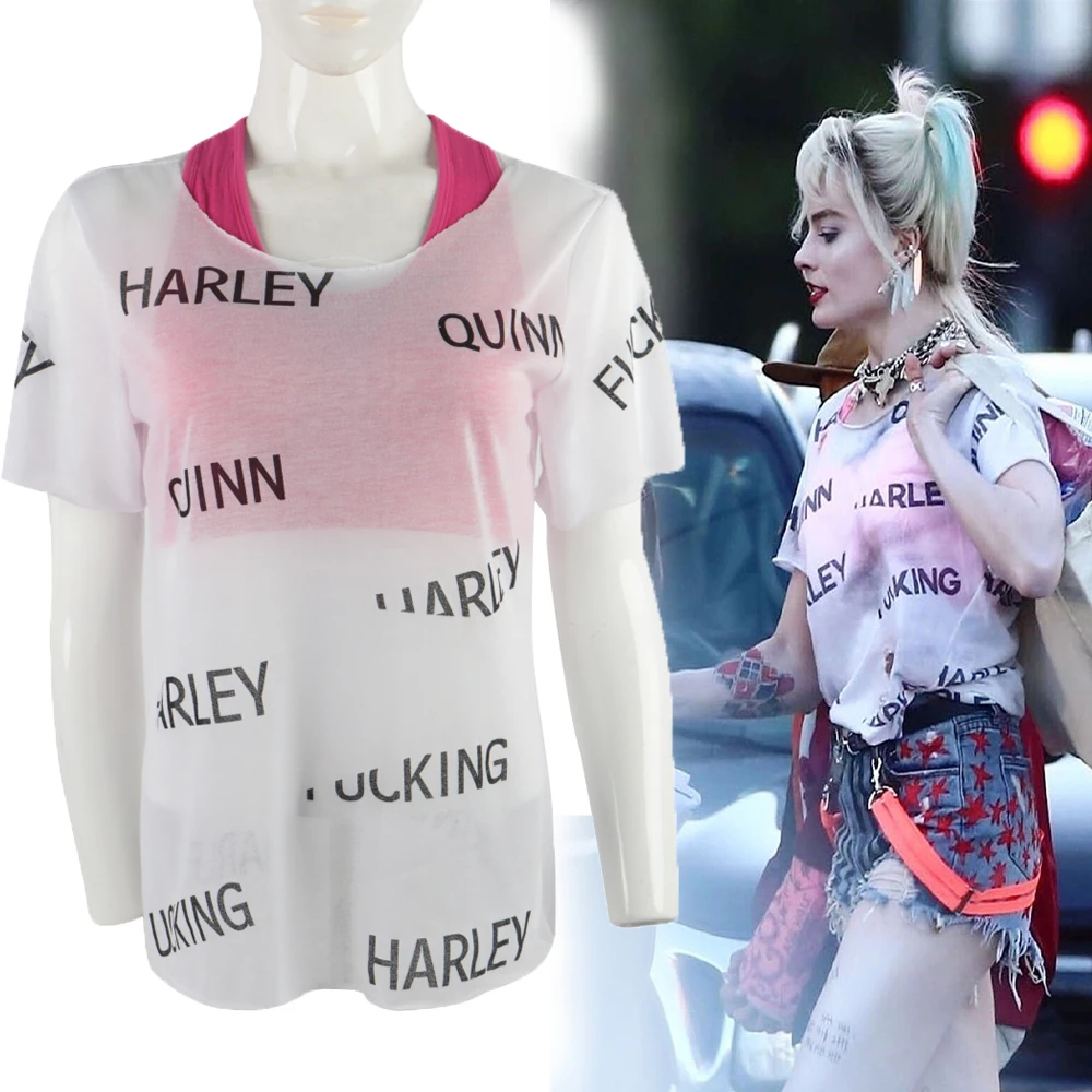 Новое платье для косплея хищных птиц &quot Харли Квинн &quotс принтами&quot отряд