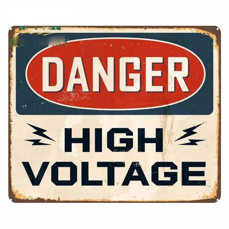 

for Danger High Voltage Sticker Poster Funny Car Stickers Fashion Motorcycle Car Bumper Window Decals KK 13cm x 10.9cm