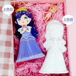 Diy Handmade Creative Coloring Vinyl Doll Painted Graffiti White Embryo Piggy Bank Vinyl Toy Beginners Adult Paint By Numbers