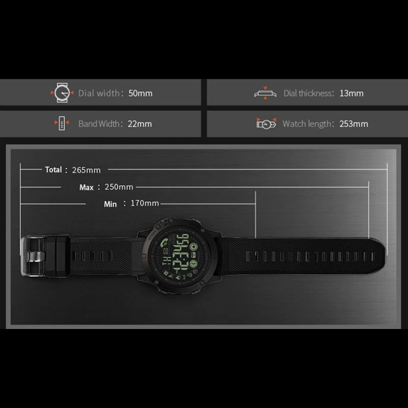 Горячая Смарт-браслет для Bluetooth, IP68 Водонепроницаемый Шагомер интеллектуальные электронные часы