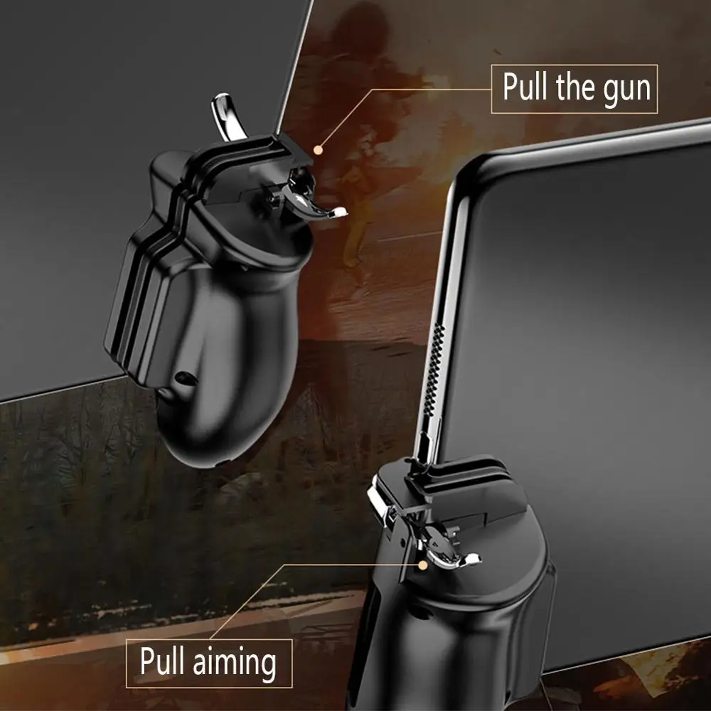  1 pair H2 Gamepad for PUBG Mobile Trigger Shooter Controller Joystick For iPad Android IOS Game Pad