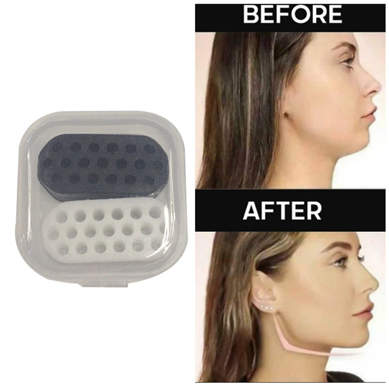 JawLine-pelota de ejercicio de Gel de sílice de grado alimenticio, pelota para hacer ejercicio, tonificación facial, Jawrsize, entrenamiento muscular de mandíbula, 1 Uds.