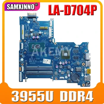 

JIANSU 100% working for hp 15-AY 250 G5 motherboard 925553-601 925553-501 BDL50 LA-D704P with celeron 3955u built in board