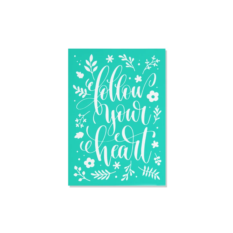 

5*7inch PaintsTransfer Self Adhesive Screen Printing StencilFor DIY Home Decor chalk couture